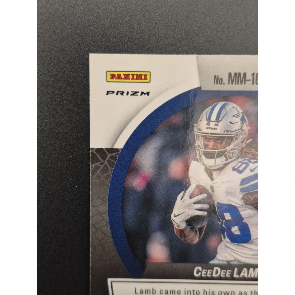 2023 Panini Mosaic CeeDee Lamb #MM-10  No Huddle Silver Disco‎ Prizm Cowboys
